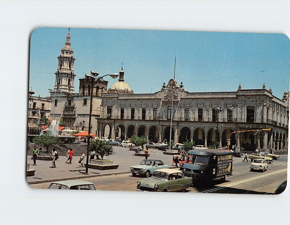 Postcard View of the City Hall in Guadalajara Mexico