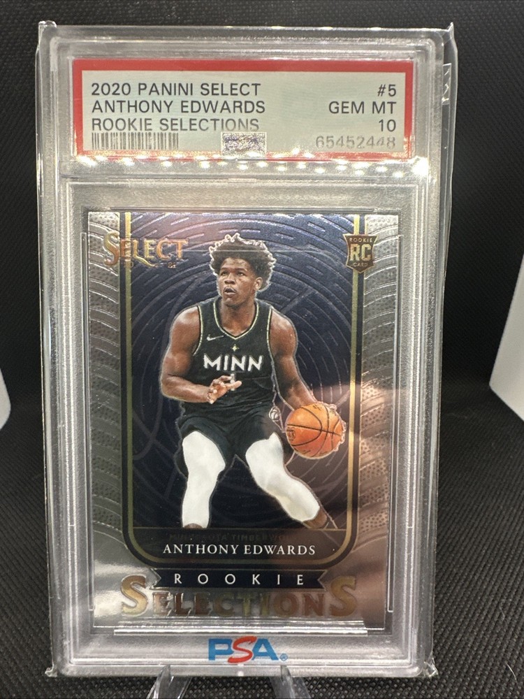 2020-21 Panini Select - Rookie Selections Anthony Edwards #5 (RC) PSA 10