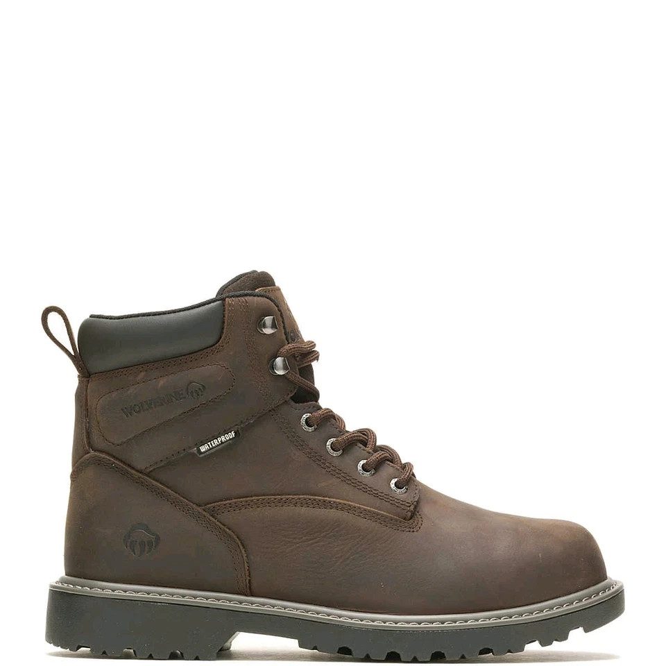 WOLVERINE Floorhand WP Dark Brown Size 13