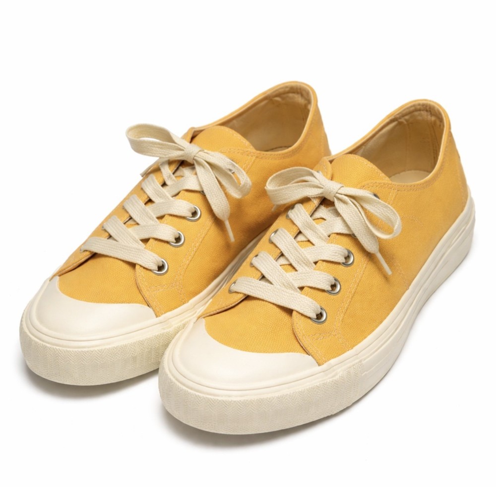 Rocjest Women's Canvas Comfort Sneakers Size 8 orange