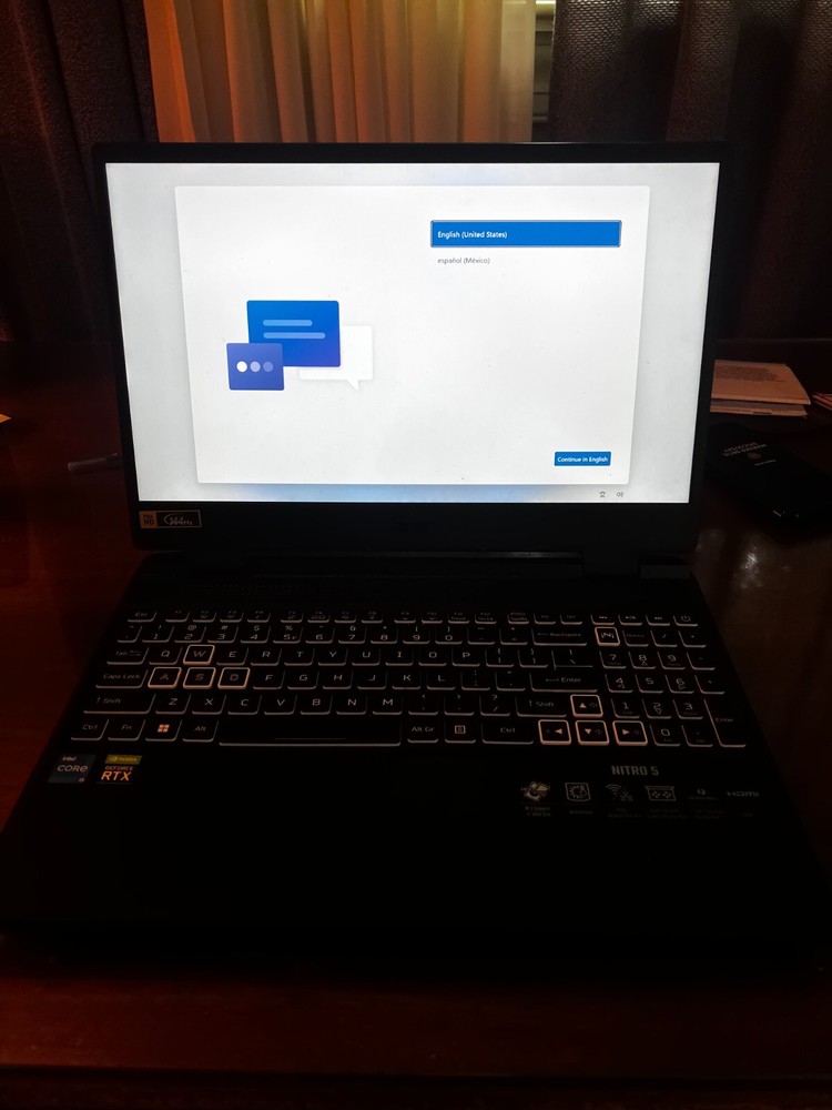 Acer Nitro 5 Gaming Laptop - 512GB SSD, Intel i5-11500F, 16GB RAM, RTX 3050Ti, Includes Charger-image