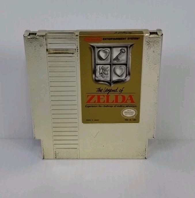 The Legend of Zelda (Nintendo NES) Gold Cart Only - Tested - Free Shipping
