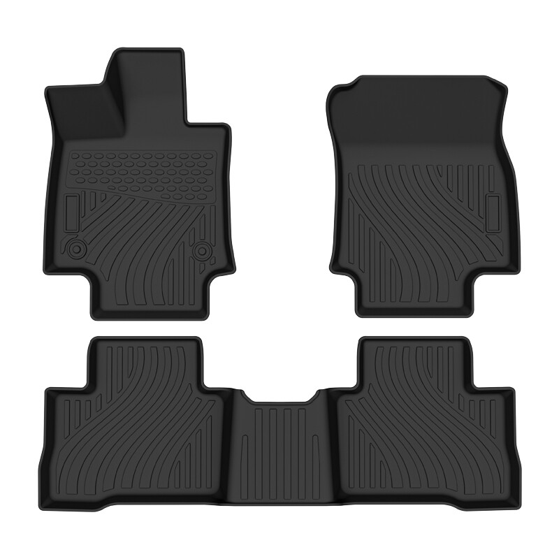 Heavy Duty TPO Floor Liners for 2019-2023 Toyota RAV4 Front and Second Row