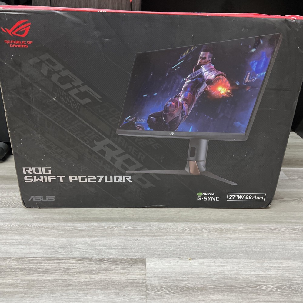 ASUS ROG Swift 27-inch 4K UHD 144Hz Gaming Monitor PG27UQR