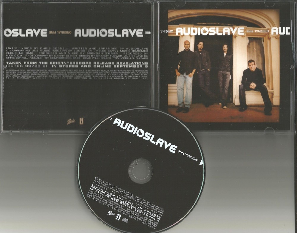 Chris Cornell AUDIOSLAVE Original Fire 2006 PROMO Radio DJ CD Single Soundgarden