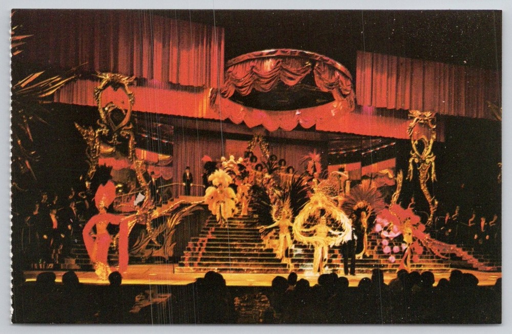MGM Grand Hotel Las Vegas Donn Arden's Hallelujah Hollywood Show Postcard