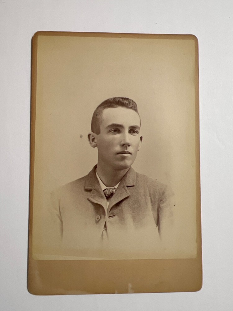 Cabinet Card Photo Handsome Male Gay Interest