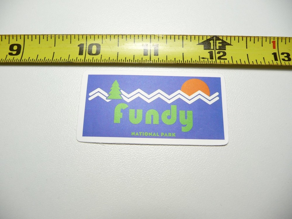 Fundy National Park New Brunswick decal sticker for hiking camping nature lovers