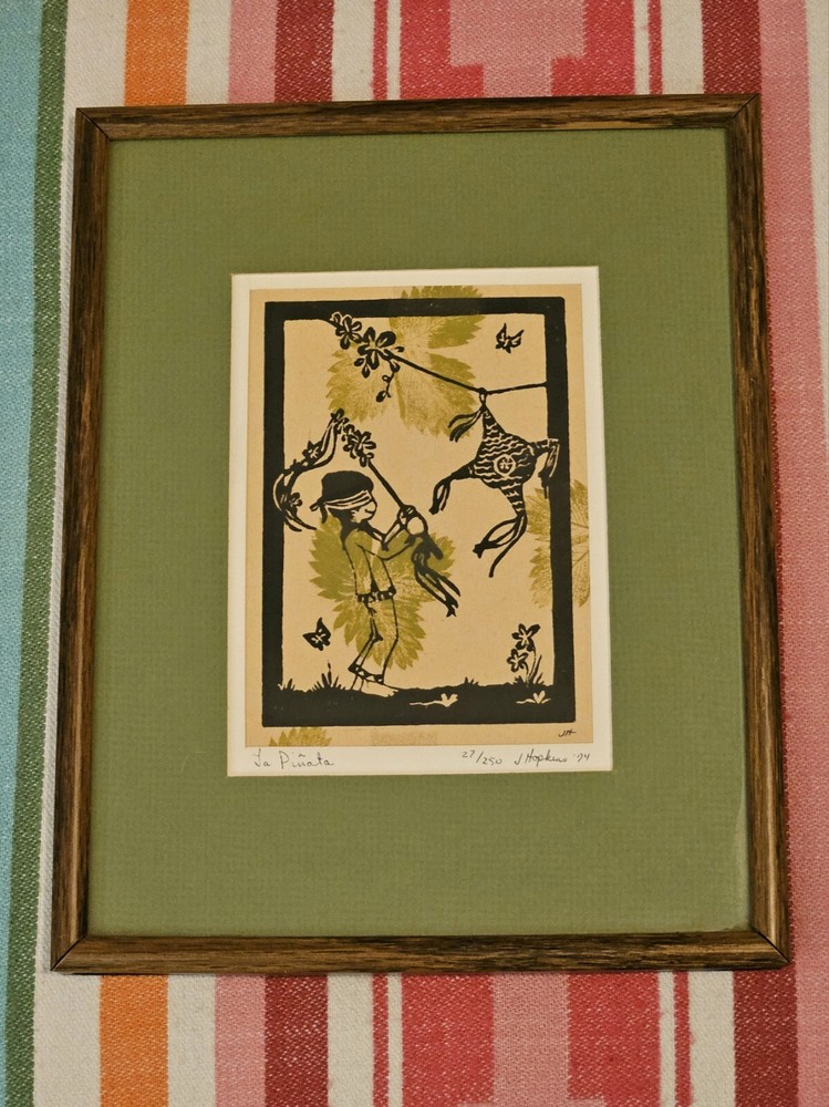 Lino Block Print   