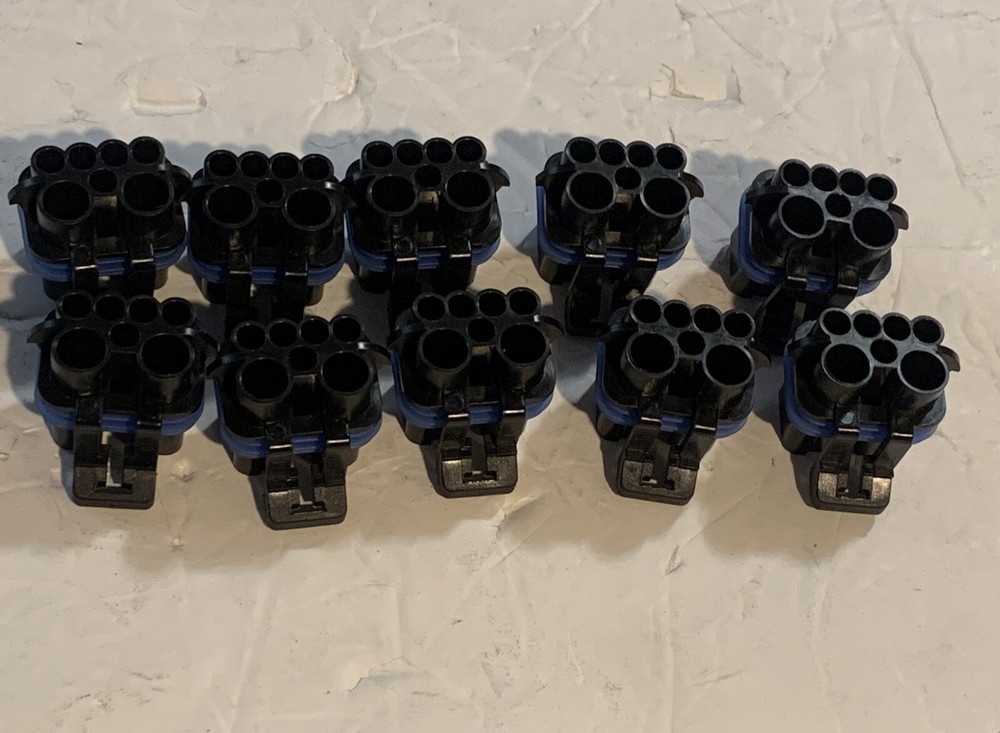 Lot Of 10 Automotive Connectors 7 Way Female 12059472 CON MP 150 480 7W  Delphi