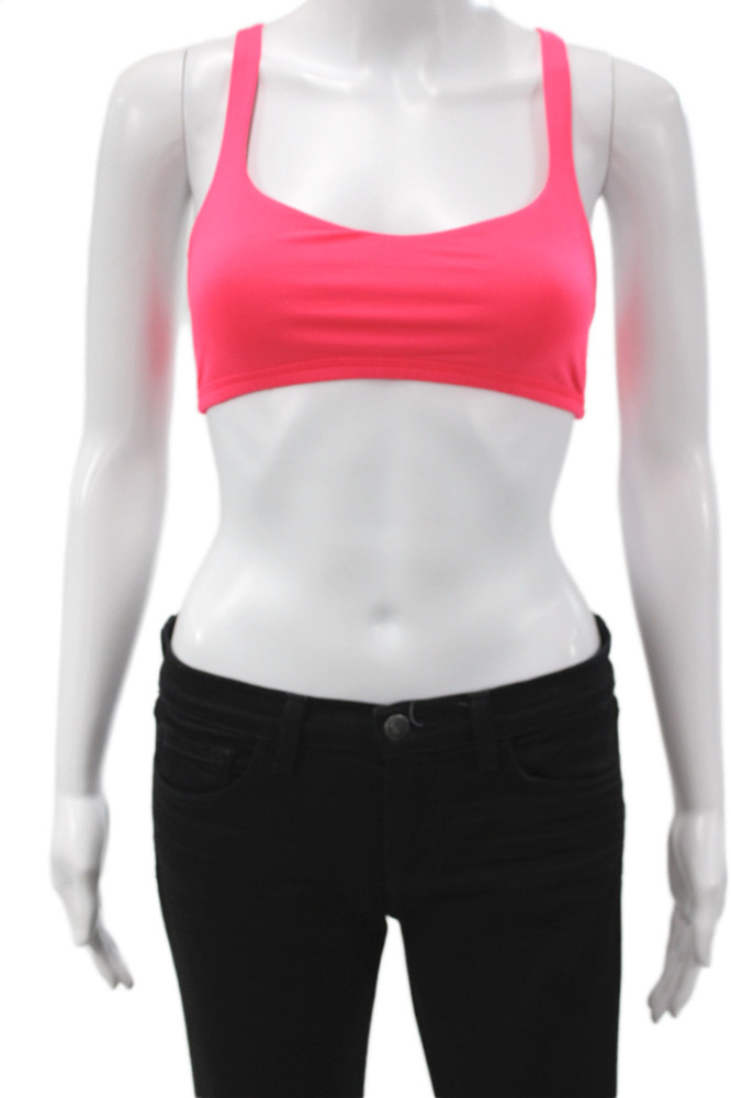 Lululemon Womens Strappy Back Scoop Neck Sports Bra Pink Size 6Free Shipping in US $100+ Orders | $6.95 Orders Below