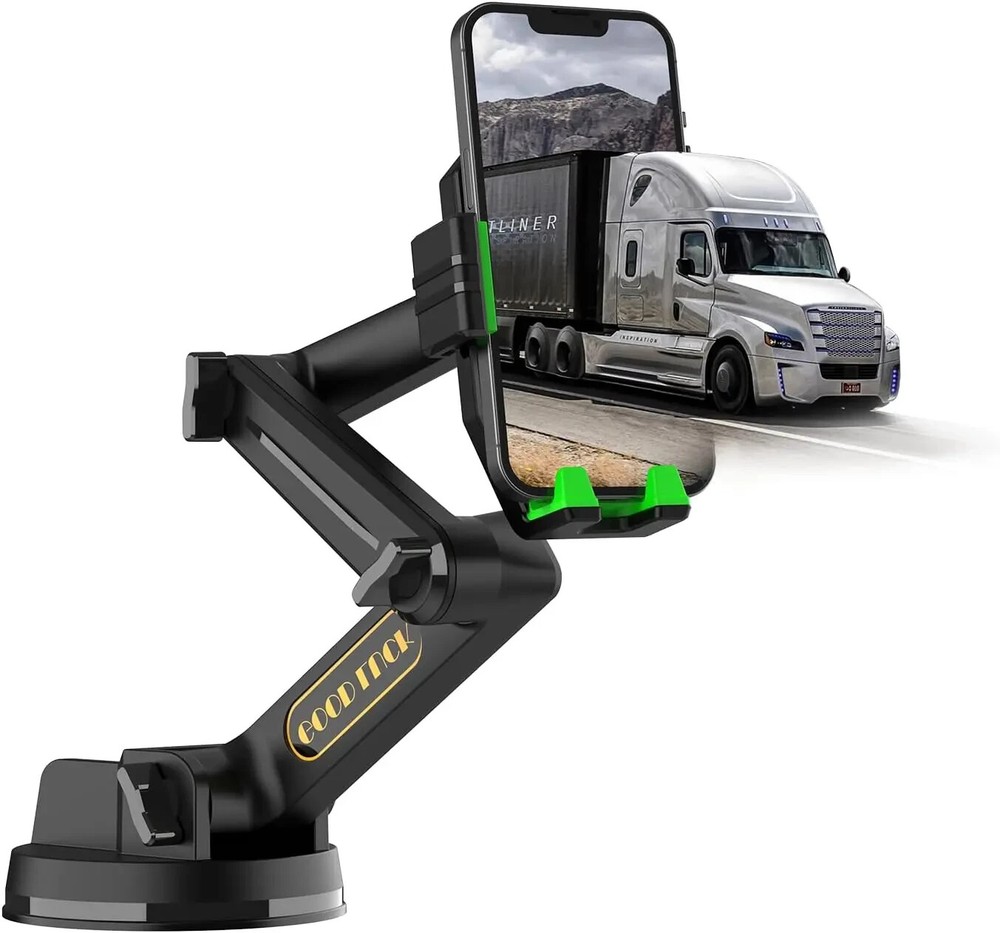 New Truck Phone Holder Mount Heavy Duty for Dashboard Windshield Long Anti-Shake
