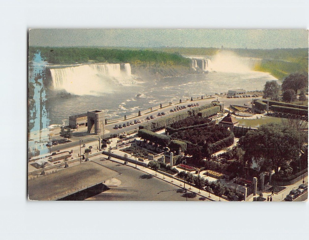 Postcard View Of American Falls Niagara Falls NY USA