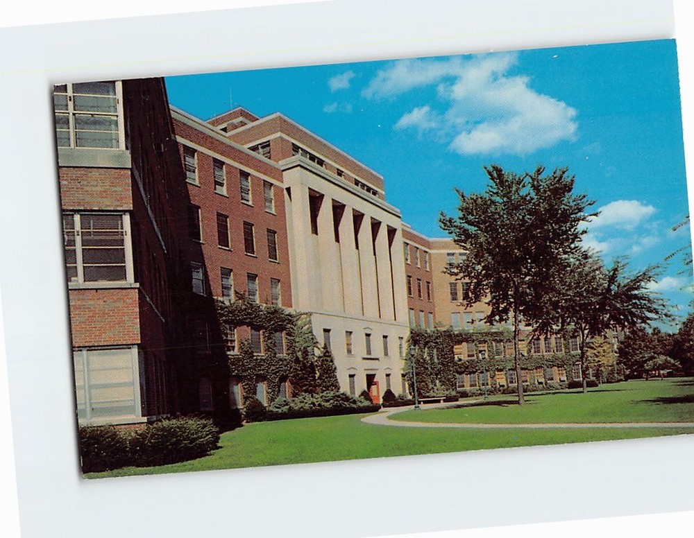 Postcard A view of the Medical Center of the University of Rochester USA