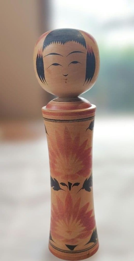 Takao Ozawa Naruko Kokeshi Doll 21cm Traditional Japanese Handmade