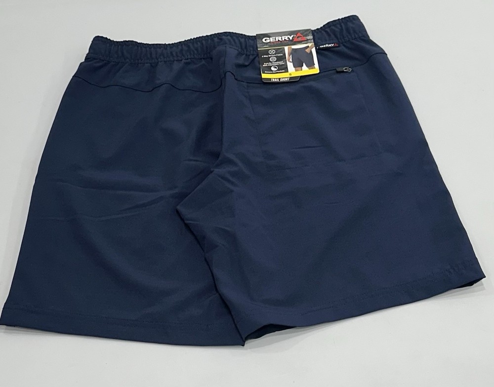Gerry Men’s Pull-On Trail Shorts, Blue, Size S