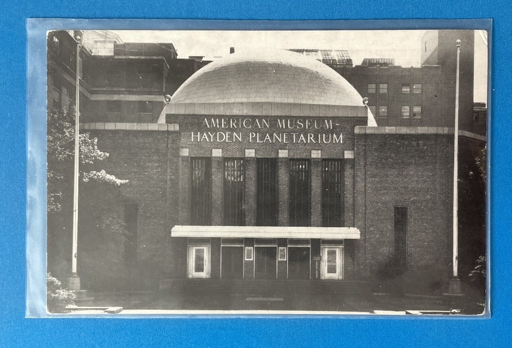The American Museum Hayden Planetarium New York City NY Vintage Postcard