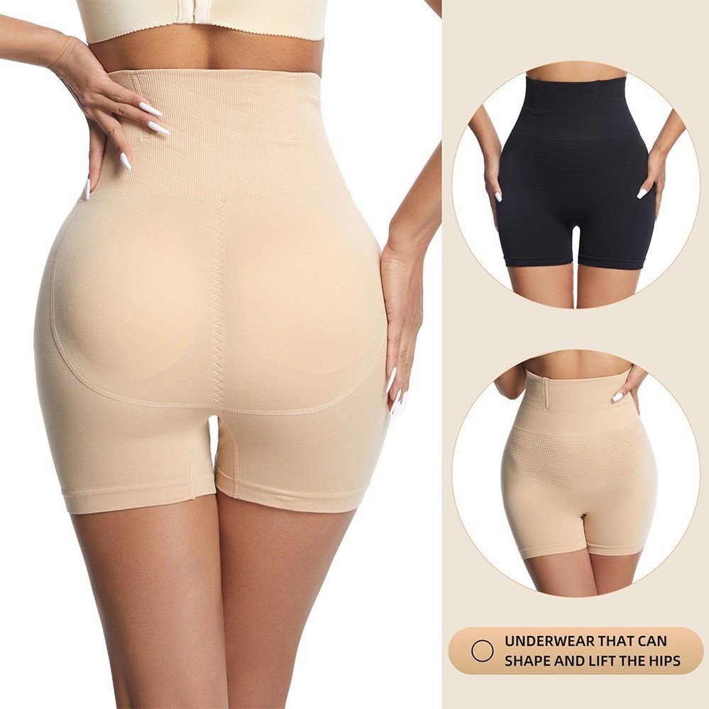 High Waist Butt Lifting Shapewear Panties with Padded Support for Women