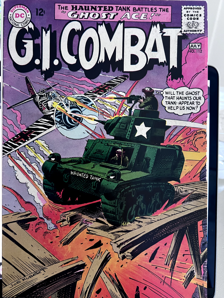 G.I. Combat #112 VG+ Ghost Ace-image