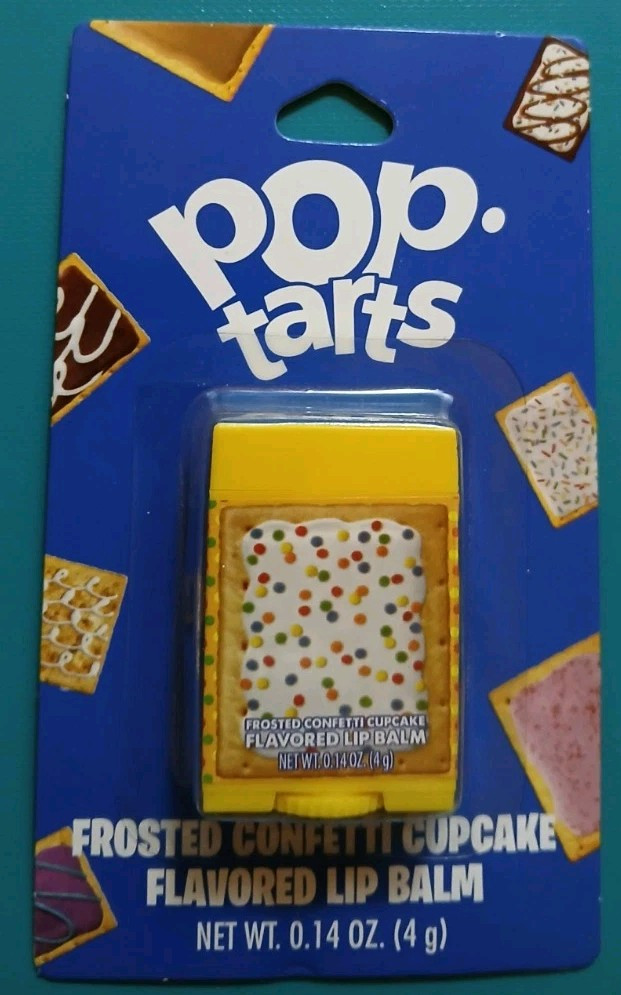 Pop Tarts Frosted Confetti Cupcake Flavored Lip Balm - NEW - 0.14 oz (4 g)