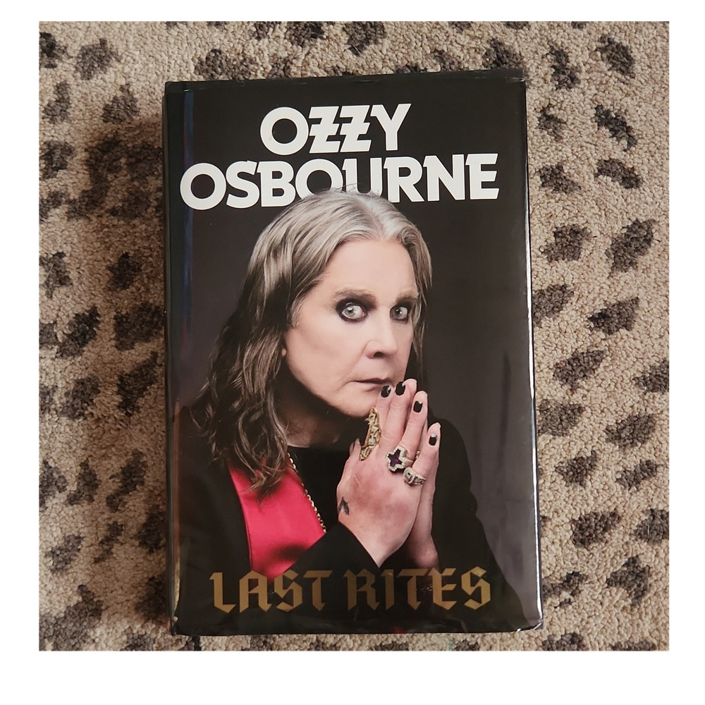 Ozzy Osbourne Last Rites Hardcover Grand Central Publishing 2025 Biography Music