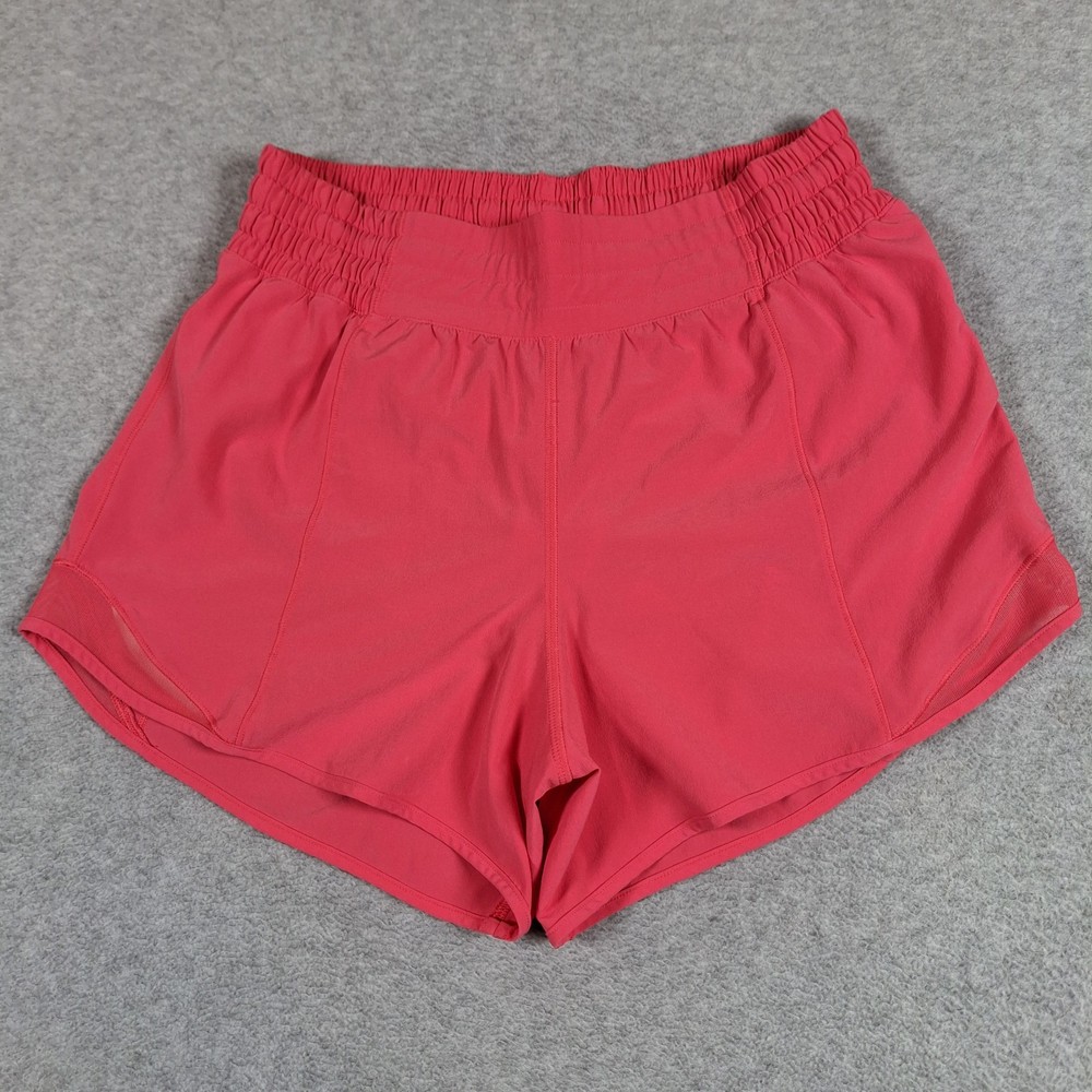 Lululemon Hotty Hot High Rise Shorts Women 6 Pink Running 4