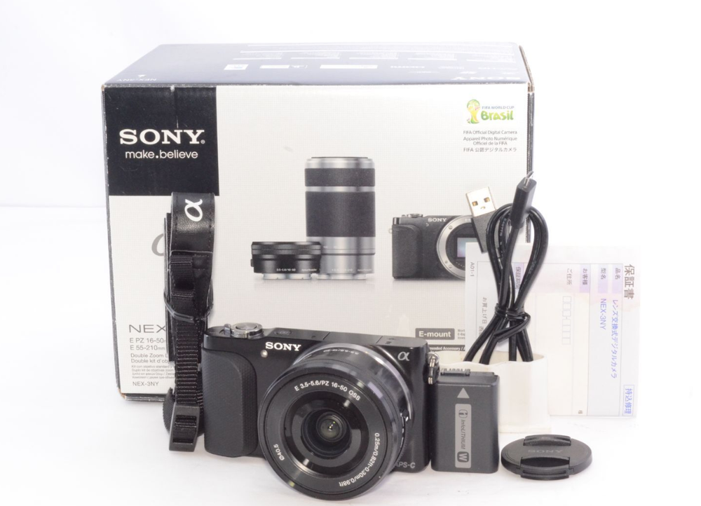 Sony Alpha NEX-3N 16.1MP Digital Camera with 16-50mm Lens Black Excellent Condition