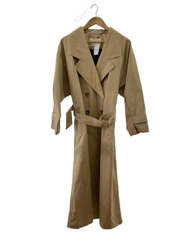 Midiumisolid Trench Coat/Free/Cotton/Cml 20301