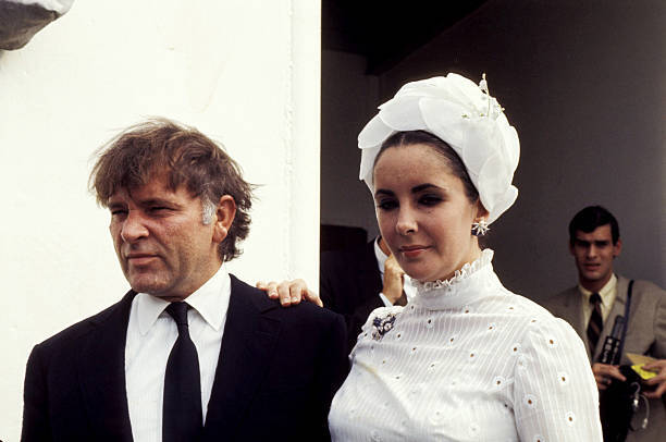 Richard Burton Elizabeth Taylor 1968 Old Photo