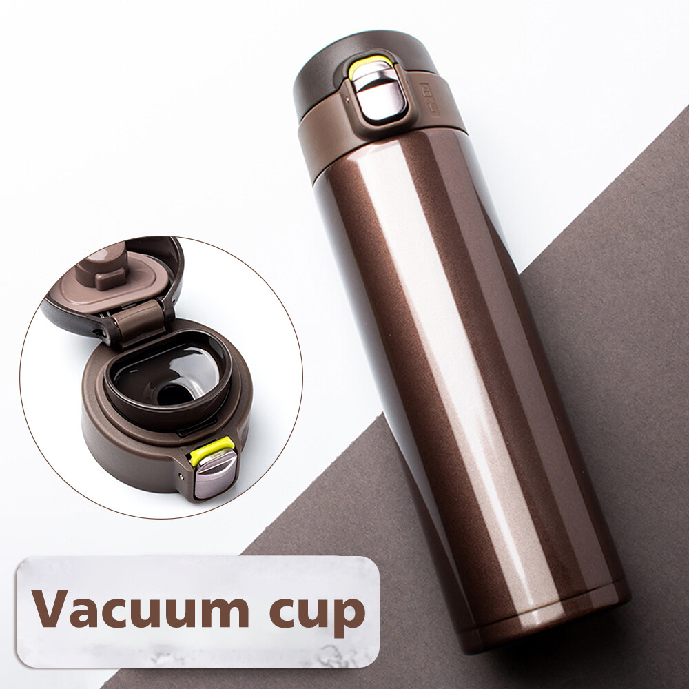 Stainless Steel Coffee Mug Leak-Proof Travel Thermal Vacuum Flask Insulated