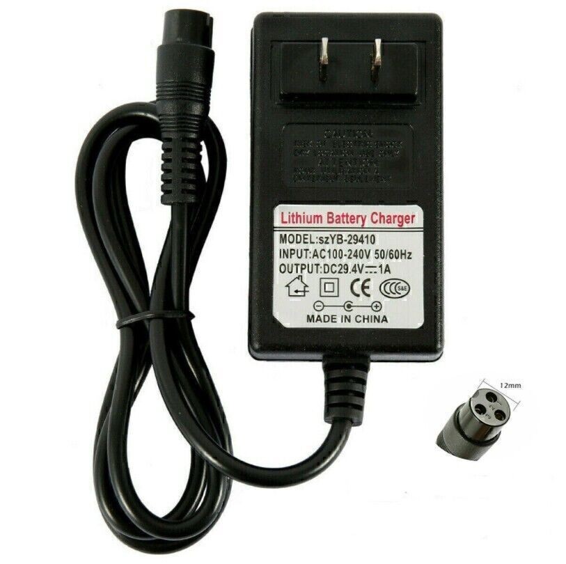 12mm 3-Hole Charger for Razor E100 E125 E150 E175 E100 Glow Scooters