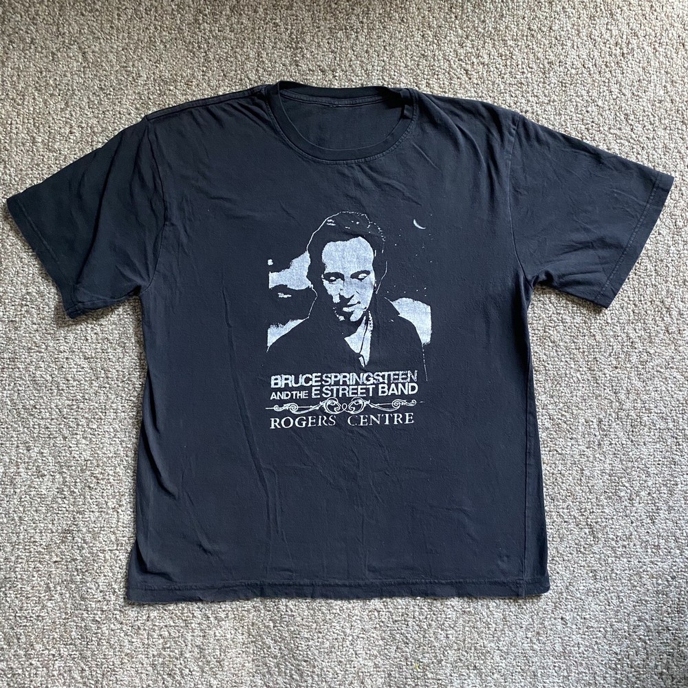 Bruce Springsteen E Street Band T Shirt Mens XL Black 2012 Rogers Centre Concert