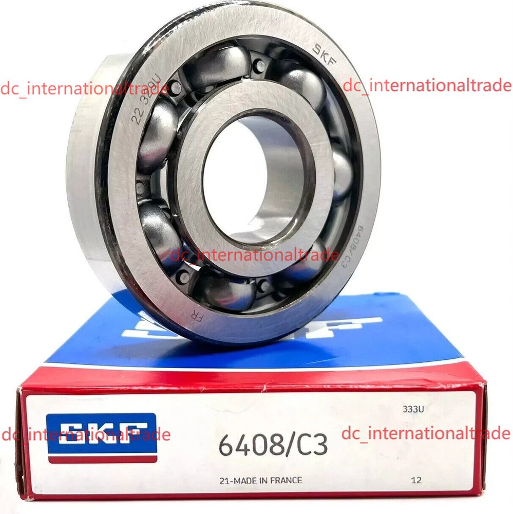 NEW SKF 6408/C3 single row deep groove ball bearing 1PCS #PA