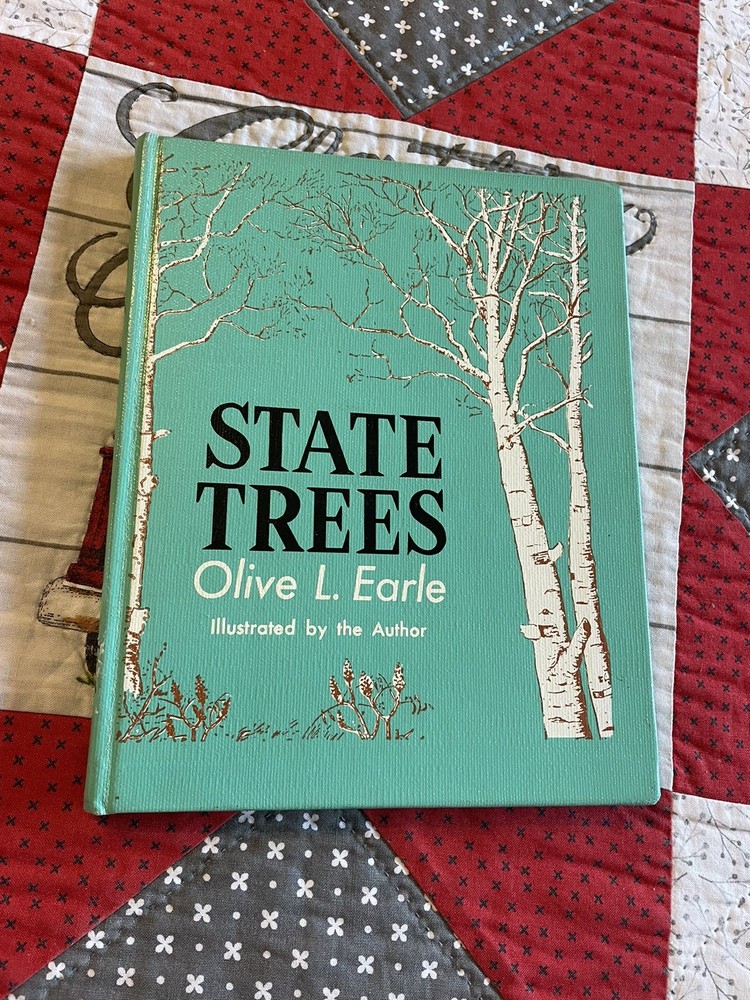 State Trees, Olive L. Earle, 1960 Vintage Children’s Book, Hardcover, Homeschool
