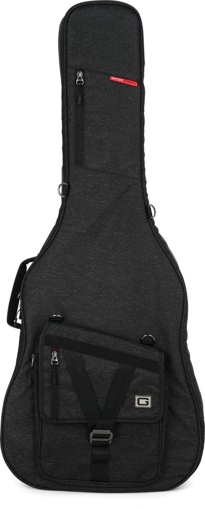 Gator Transit Jumbo Acoustic Gig Bag Charcoal Black 3-Pack Bundle