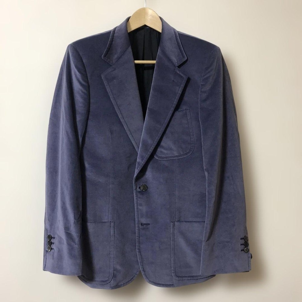 Tom Ford Period YVES SAINT LAURENT Purple Velvet Jacket