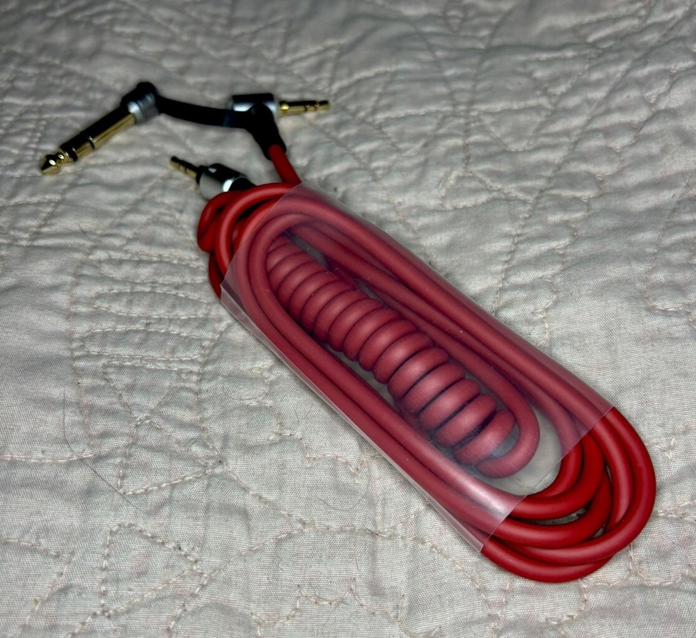 Beats Audio Coiled Cable f/ Dr Dre Solo Pro Mixr Pro Detox Studio Headphones NEW