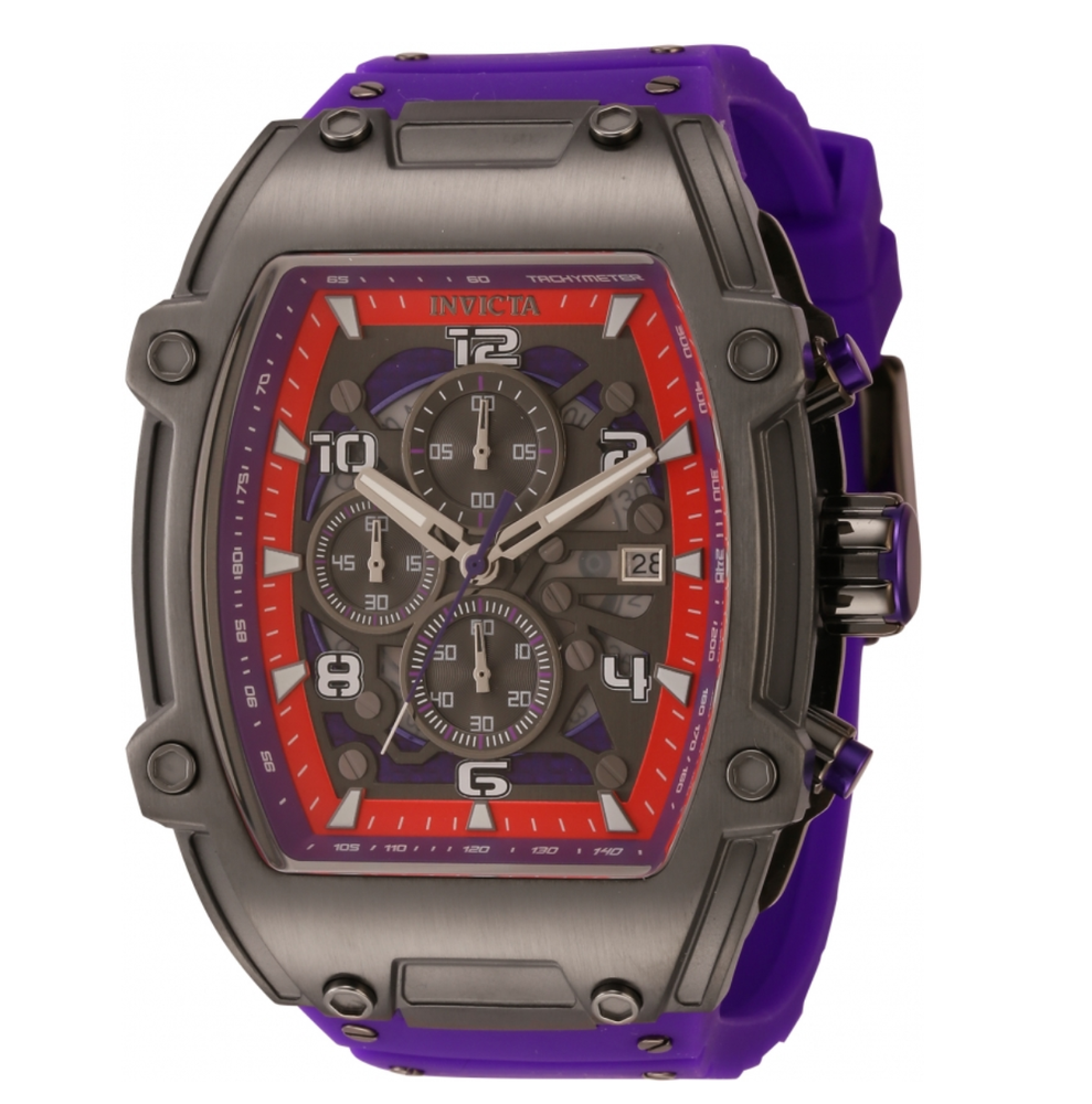 Invicta S1 Diablo Inferno Men's 48mm Gunmetal Quartz Chronograph Watch 42355