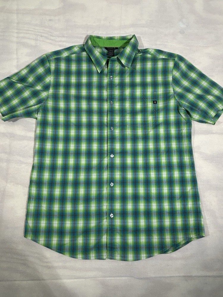 Marmot Men's Plaid Short Sleeve Camp Shirt, Size Extra Large, Hiking