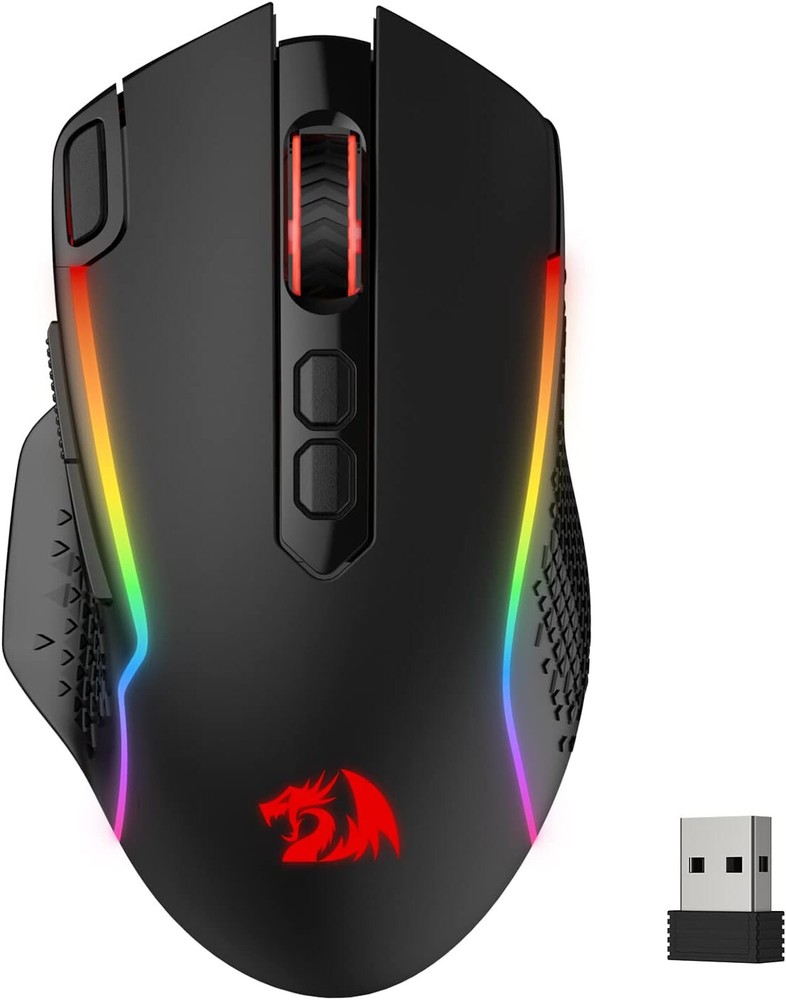 Redragon M810 Pro Wireless Gaming Mouse 10000 DPI Dual Mode RGB