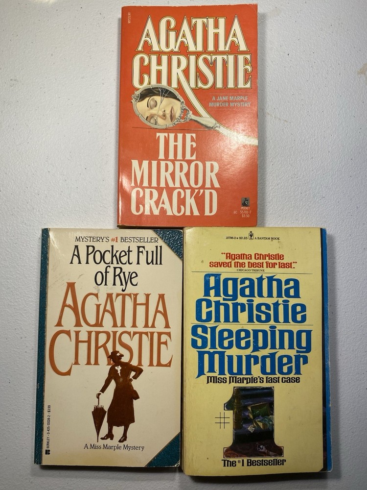 Agatha Christie Miss Marple Mysteries (Lot Of 3 Paperbacks)