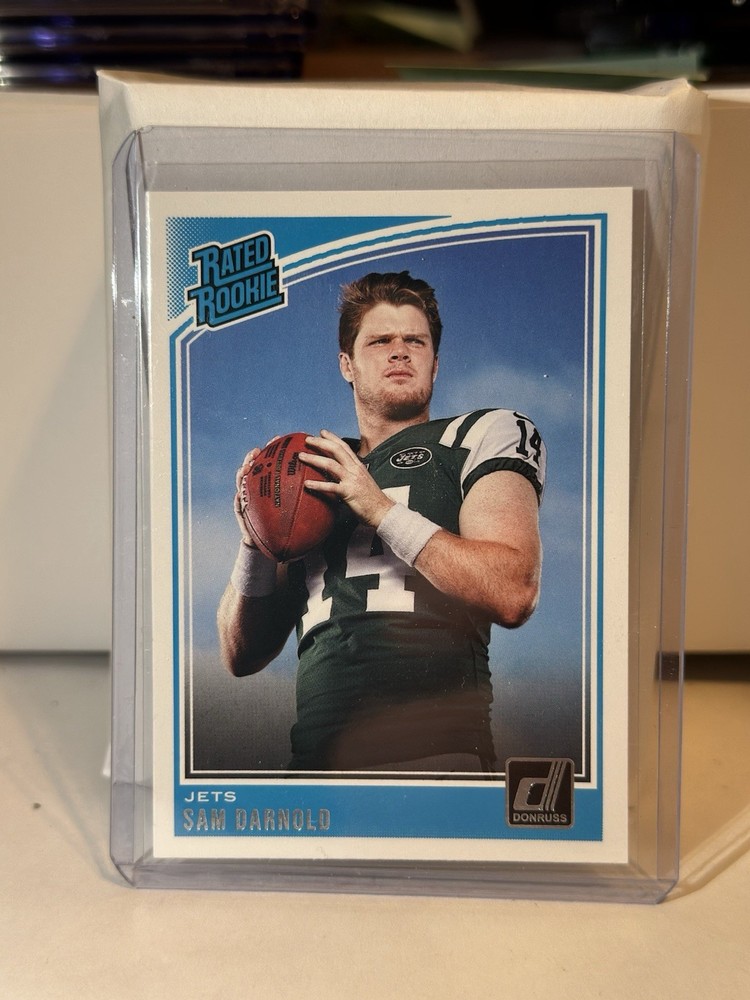 SAM DARNOLD Rated Rookie🔥 2018 Panini Donruss #301 🔥Jets/ Seahawks