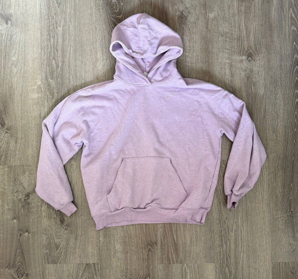 Gymshark Long Sleeve Pink  Pullover Hoodie Sweatshirt Women's Size XS
