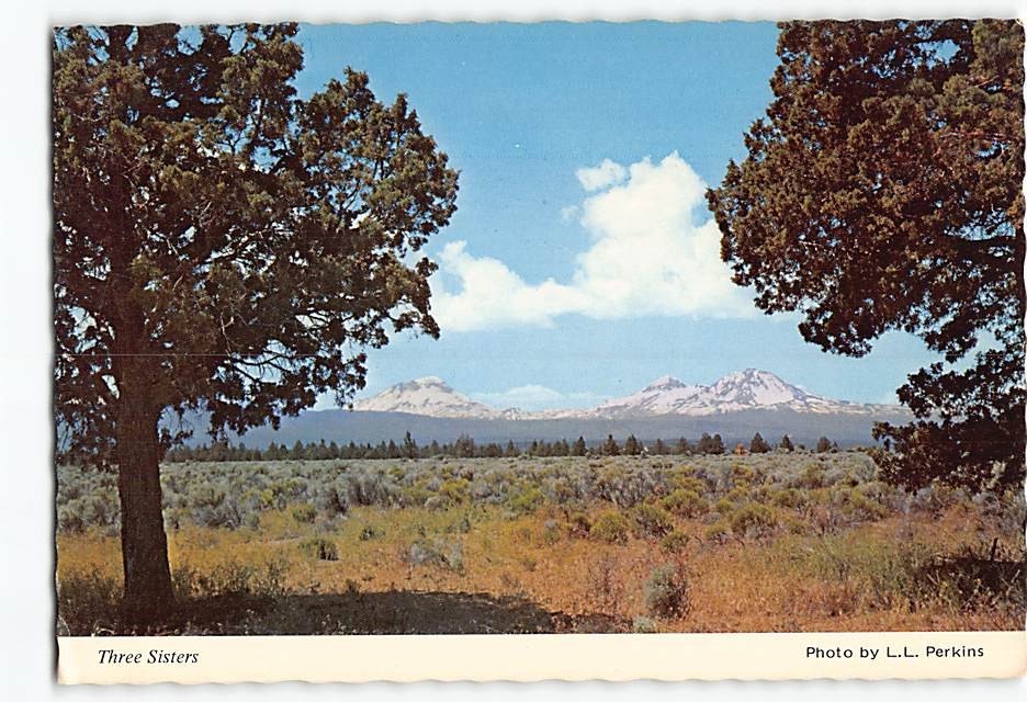 Postcard Three Sisters Central Oregon USA