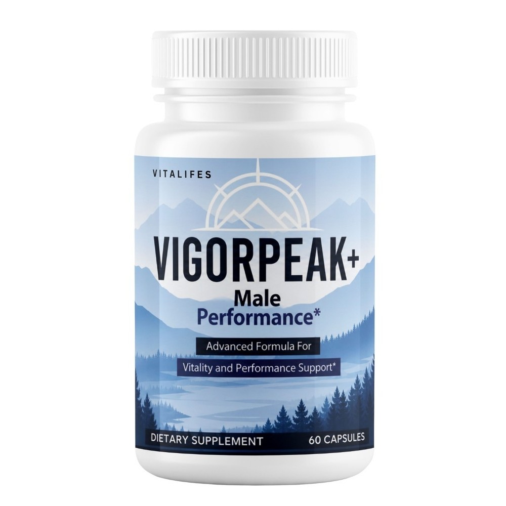(1 Pack) Vigor Peak+ Advanced Male Max Support Supplement Vigorpeak 60 Capsules