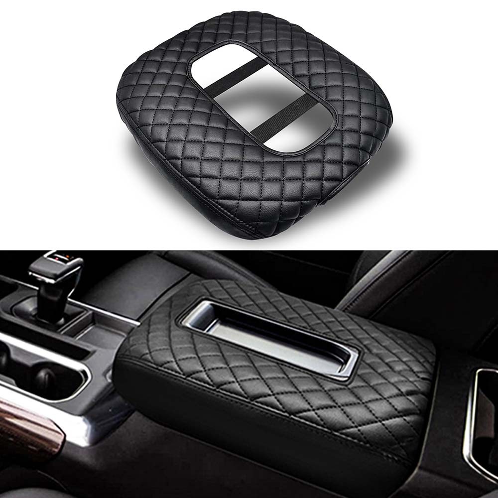 For For 2019-2025 Chevy Silverado GMC Sierra 1500 Console Lid Armrest Cover Trim