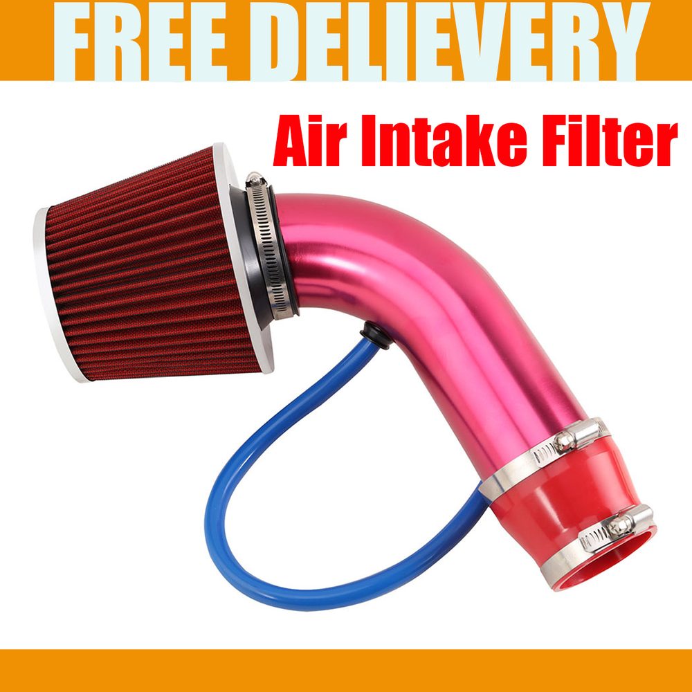 Cold Air Intake Filter Induction Kit Pipe Power Flow Hose System Car Accessories