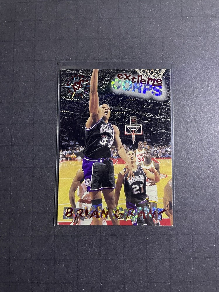 1995-96 Stadium Club Brian Grant Extreme Corps Card #123 - Sacramento Kings