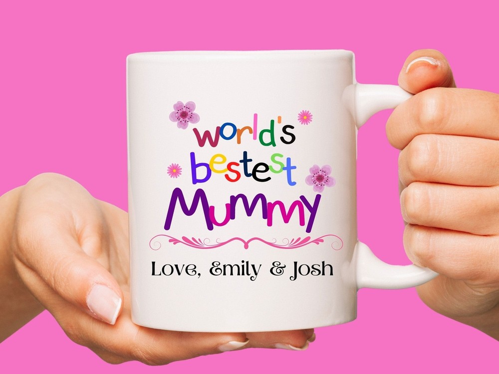 Custom World's Bestest Coffee Mug Mummy Mug Gift Mummy Birthday Gift Custom