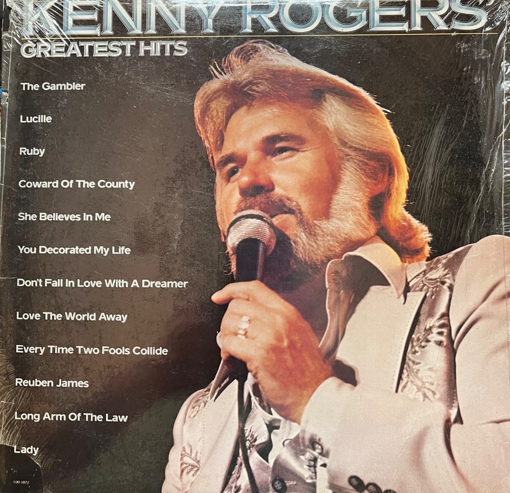Kenny Rogers – Greatest Hits Vinyl LP - 1980 - The Gambler